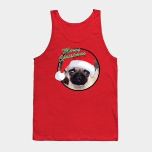 Christmas Pug Tank Top